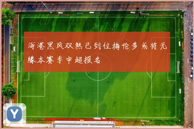 海港黑风双煞已到位梅伦多或将无缘本赛季中超报名